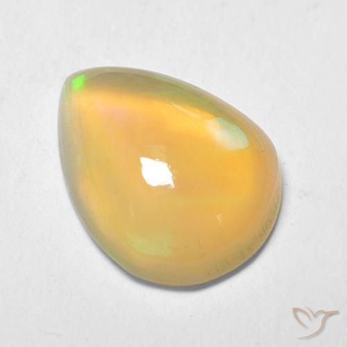 1.21ct Natural Multicolorido Opala, Formato de pêra, Transparente, Photo A