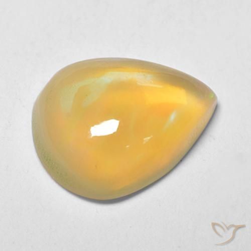 Opala Multicolorido Natural 1.21ct, Formato de pêra, Transparente