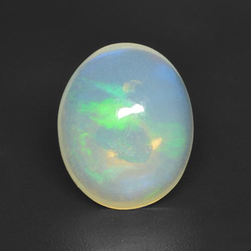 1.86ct Natural Multicolorido Opala, oval, Transparente