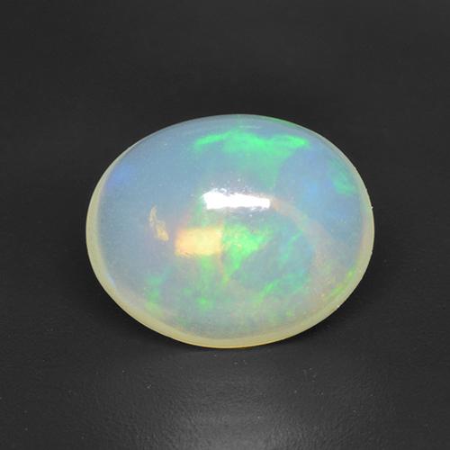 Opala Multicolorido Natural 1.86ct, oval, Transparente