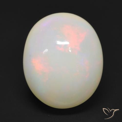 3.49ct Natural Multicolorido Opala, oval, Translúcido