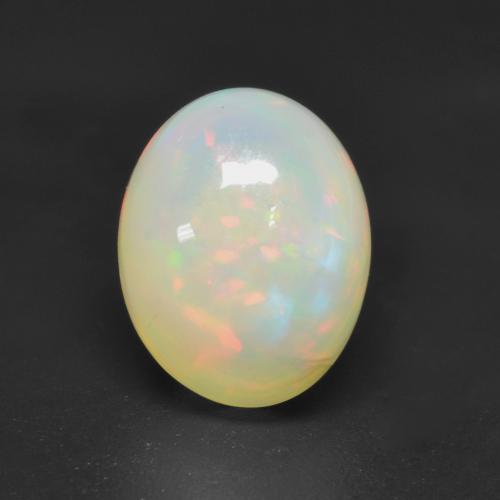 Opala Multicolorido Natural 2.33ct, Corte Oval, Transparente