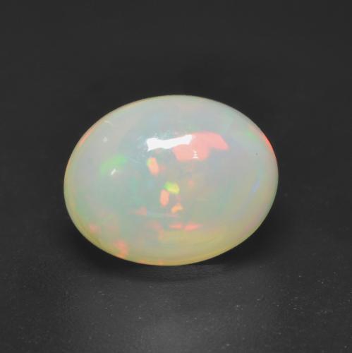 Opala Multicolorido Natural 2.33ct, Corte Oval, Transparente
