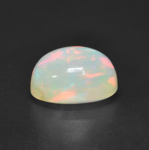 Opala Multicolorido Natural 2.33ct, Corte Oval, Transparente