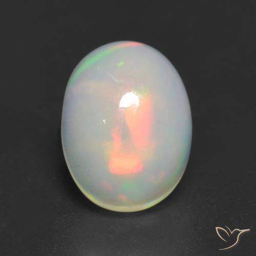 Opala Multicolorido Natural 1.54ct, oval, Transparente