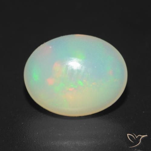 1.15ct Natural Multicolorido Opala, oval, Translúcido