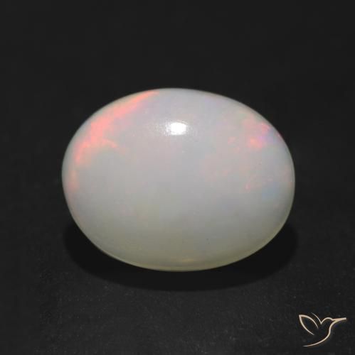 0.98ct Natural Multicolorido Opala, oval, Translúcido