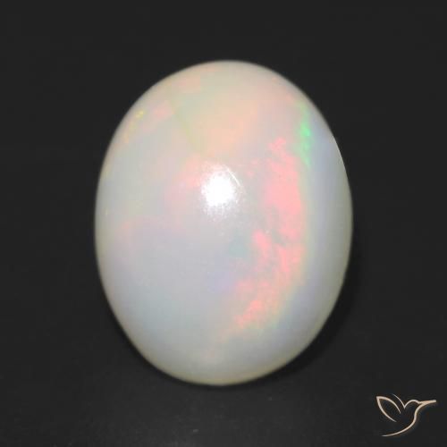 Opala Multicolorido Natural 1.41ct, oval, Translúcido