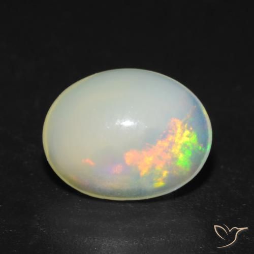 Opala Multicolorido Natural 1.08ct, oval, Transparente