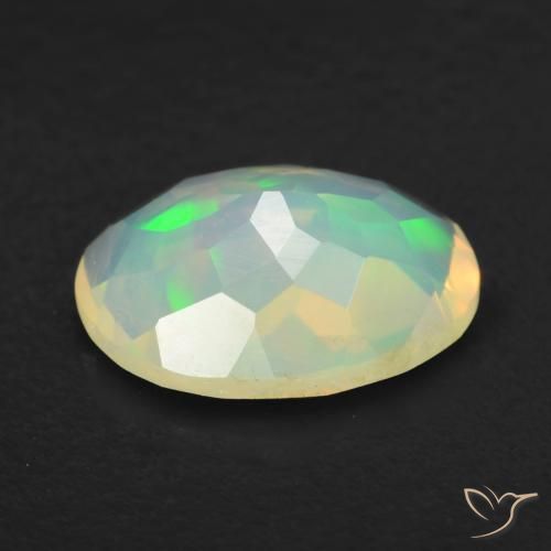 Opala Multicolorido Natural 0.73ct, oval, Transparente