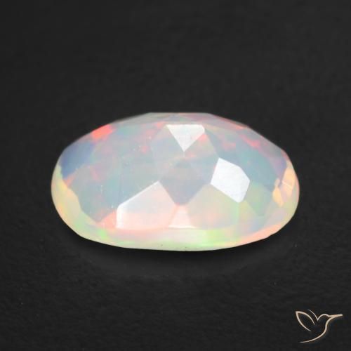 Opala Multicolorido Natural 1.03ct, oval, Transparente