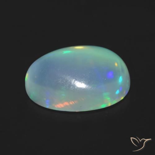 Opala Multicolorido Natural 1.08ct, oval, Transparente