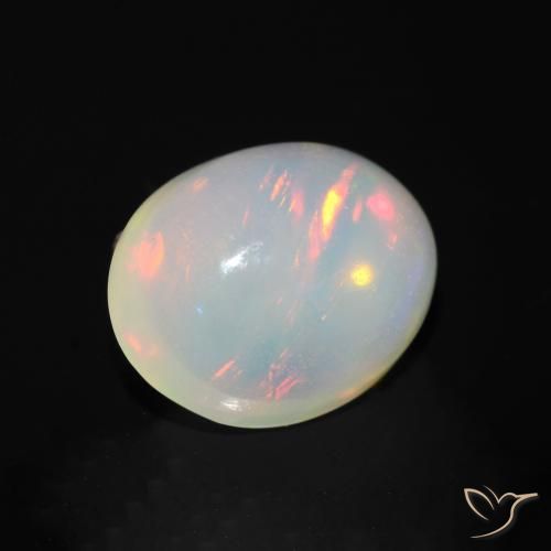 Opala Multicolorido Natural 1.36ct, oval, Transparente