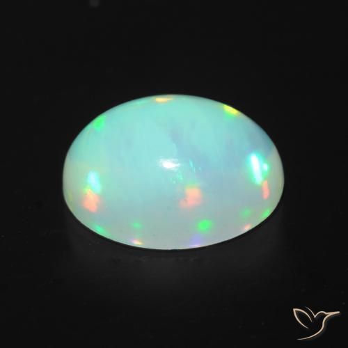 Opala Multicolorido Natural 1.34ct, oval, Transparente