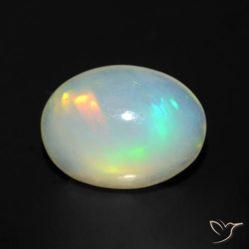 1.05ct Natural Multicolorido Opala, oval, Transparente