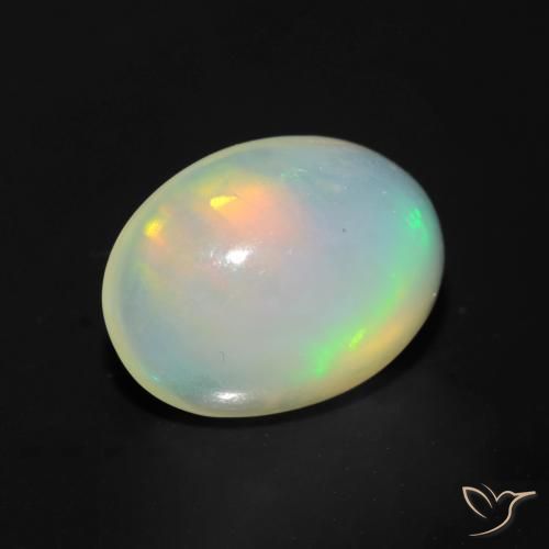 Opala Multicolorido Natural 1.05ct, oval, Transparente