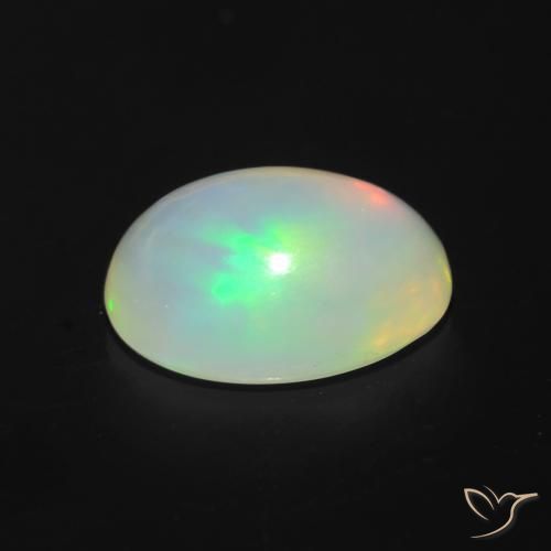 Opala Multicolorido Natural 1.05ct, oval, Transparente