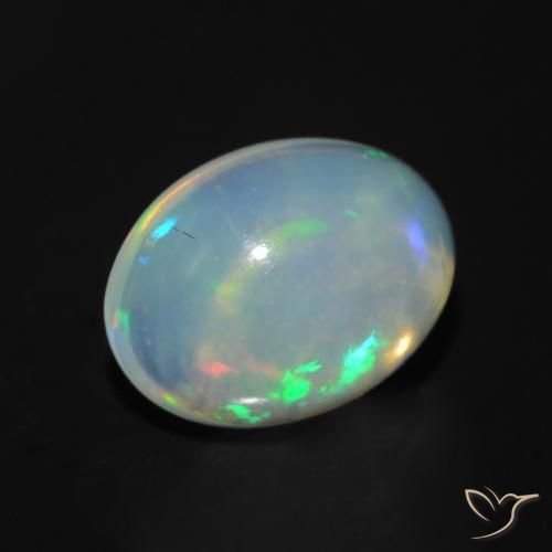 Opala Multicolorido Natural 1.21ct, oval, Transparente
