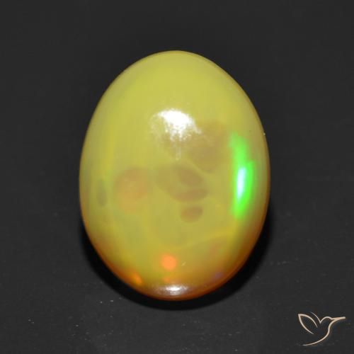 1.14ct Natural Multicolorido Opala, oval, Translúcido
