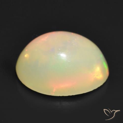 Opala Multicolorido Natural 1.20ct, oval, Translúcido