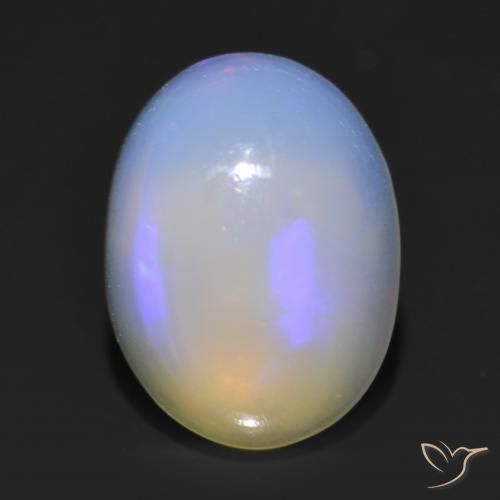 1.13ct Natural Multicolorido Opala, oval, Transparente