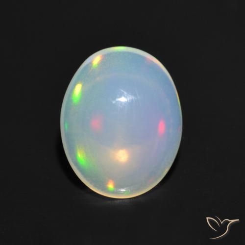 1.05ct Natural Multicolorido Opala, oval, Transparente