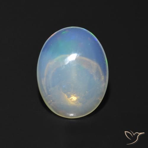0.93ct Natural Multicolorido Opala, oval, Transparente