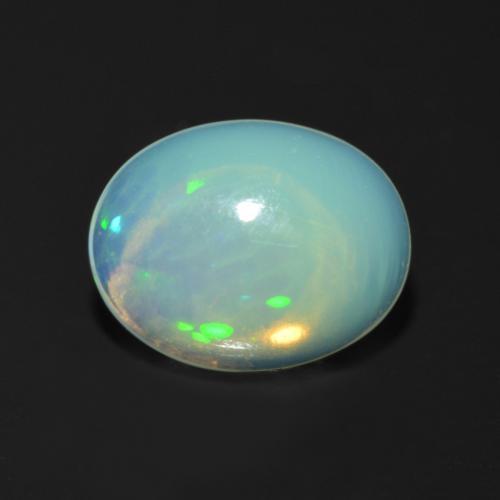Opala Multicolorido Natural 1.12ct, Corte Oval, Transparente