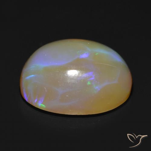 Opala Multicolorido Natural 1.38ct, oval, Transparente