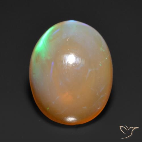 1.36ct Natural Multicolorido Opala, oval, Translúcido