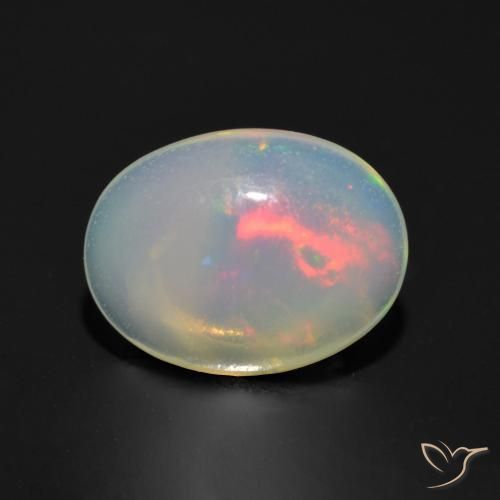 Opala Multicolorido Natural 0.97ct, oval, Transparente