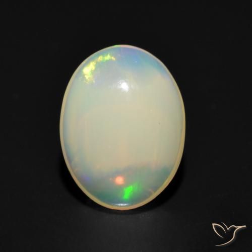 1.07ct Natural Multicolorido Opala, oval, Transparente