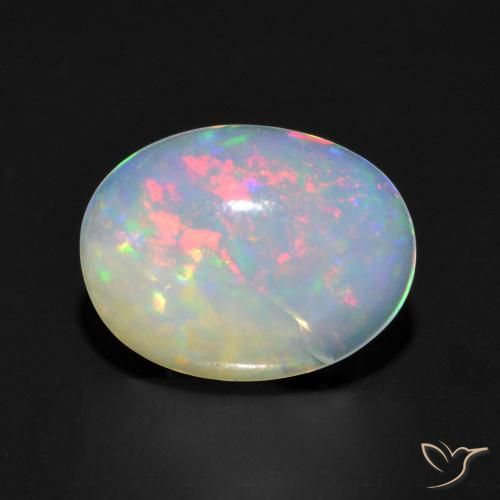 Opala Multicolorido Natural 1.14ct, oval, Transparente