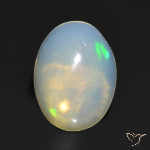 1.24ct Natural Multicolorido Opala, oval, Transparente