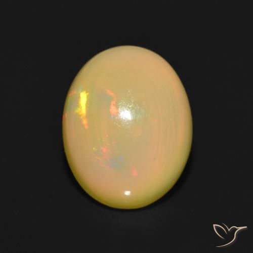 1.47ct Natural Multicolorido Opala, oval, Translúcido