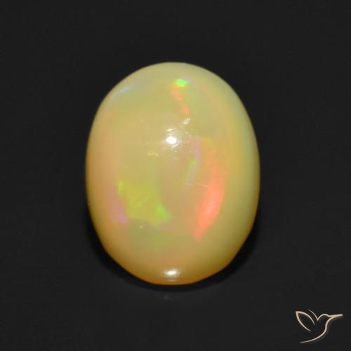 1.02ct Natural Multicolorido Opala, oval, Translúcido