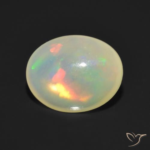 Opala Multicolorido Natural 1.16ct, oval, Transparente