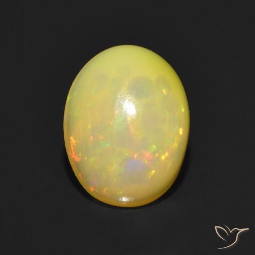 1.15ct Natural Multicolorido Opala, oval, Transparente