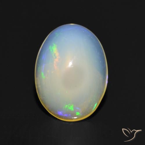 1.05ct Natural Multicolorido Opala, oval, Transparente