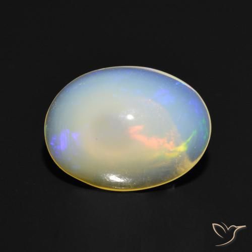 Opala Multicolorido Natural 1.05ct, oval, Transparente