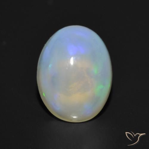 1.12ct Natural Multicolorido Opala, oval, Transparente