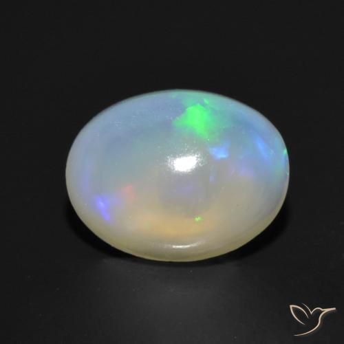 Opala Multicolorido Natural 1.12ct, oval, Transparente