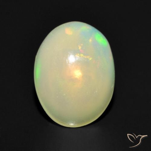 0.95ct Natural Multicolorido Opala, oval, Transparente