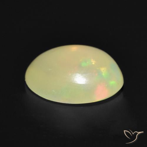 Opala Multicolorido Natural 0.95ct, oval, Transparente