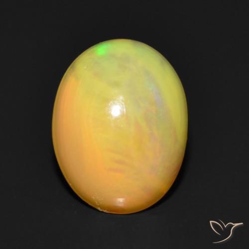 0.97ct Natural Multicolorido Opala, oval, Translúcido