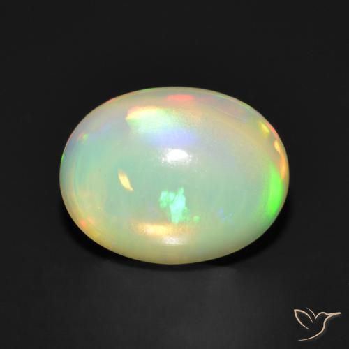 Opala Multicolorido Natural 1.42ct, oval, Transparente