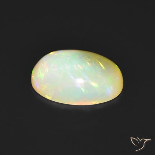 Opala Multicolorido Natural 1.17ct, oval, Translúcido