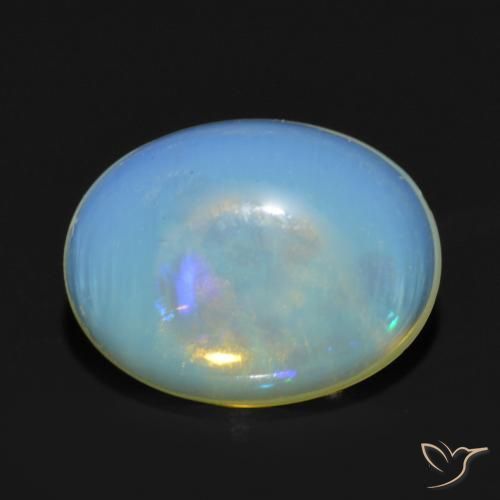 Opala Multicolorido Natural 0.82ct, oval, Transparente