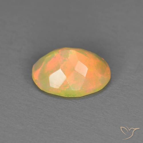 Opala Multicolorido Natural 0.84ct, oval, Translúcido