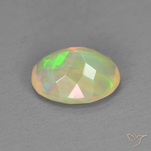Opala Multicolorido Natural 1.22ct, oval, Translúcido